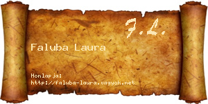 Faluba Laura névjegykártya